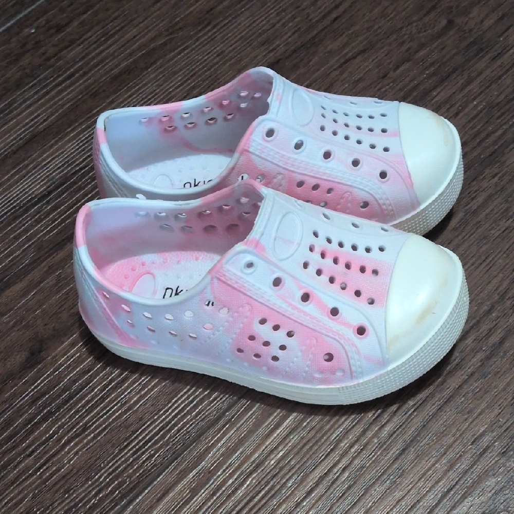 Kids Pink and White Shoes